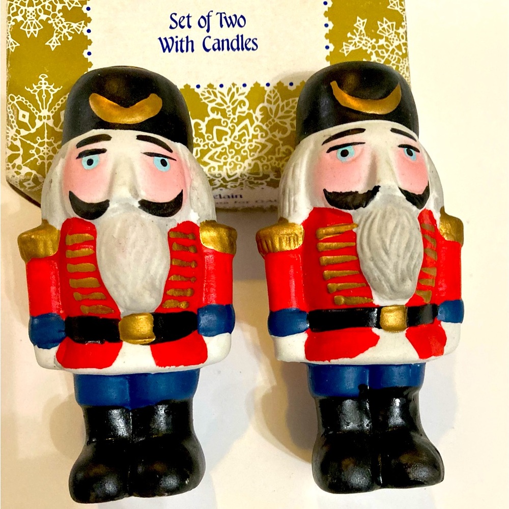 Christmas decoration for home Candlesticks "Nutcracker" set of 2 pieces